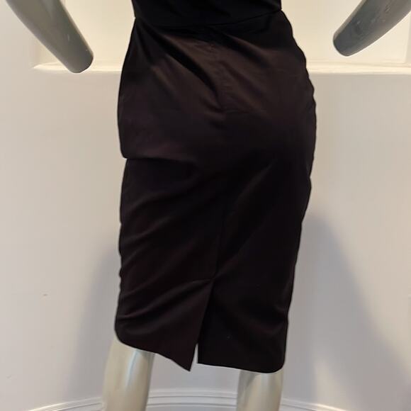 Wolf & Whistle London Halter Sheath Dress Red Jacquard size - Picture 8 of 11